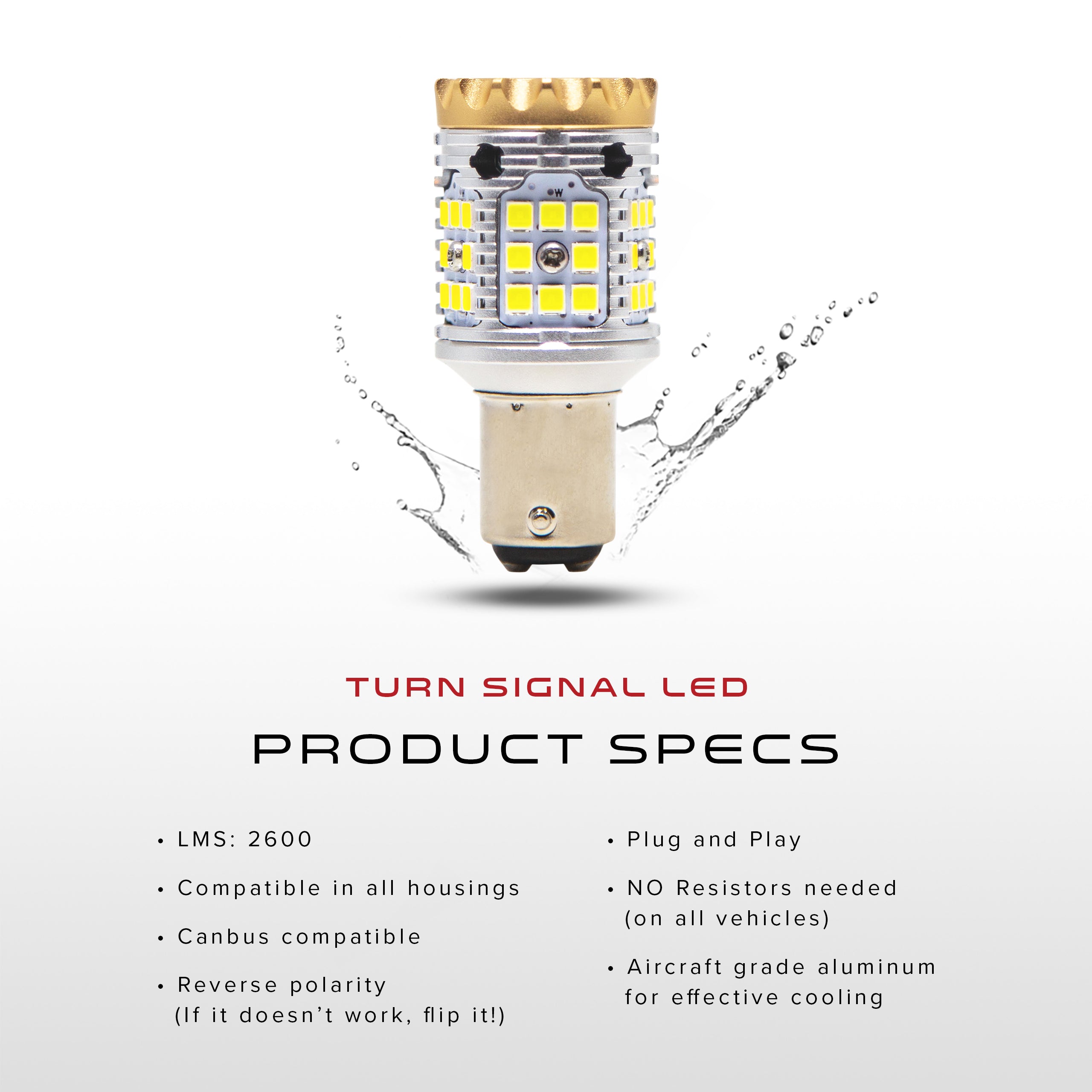 Canbus Turn Signal/Brake/Reverse/Running Light LED - 1157