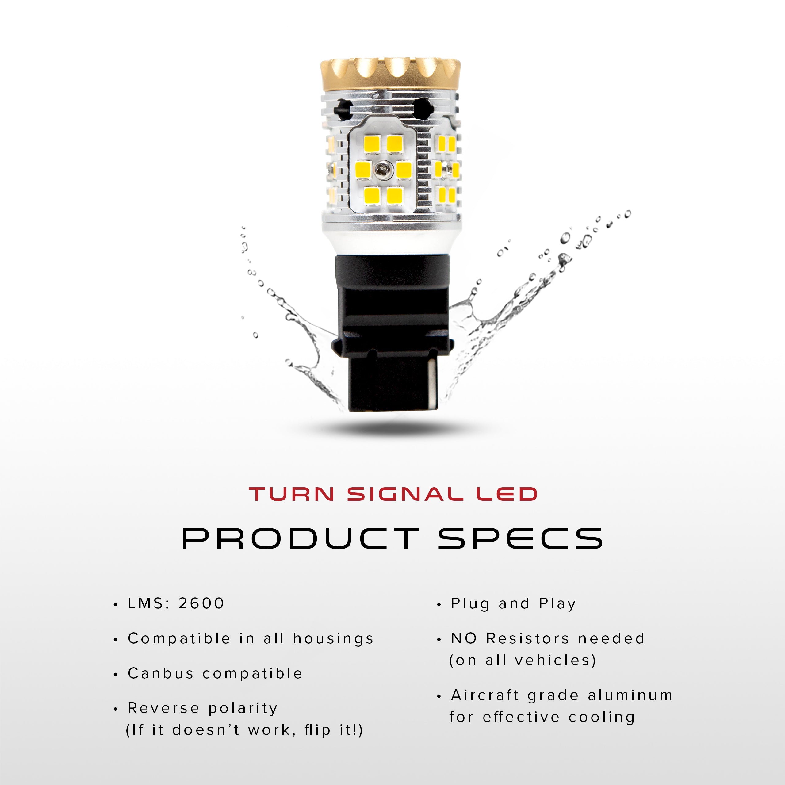 Canbus Turn Signal/Brake/Reverse/Running Light LED - 3156