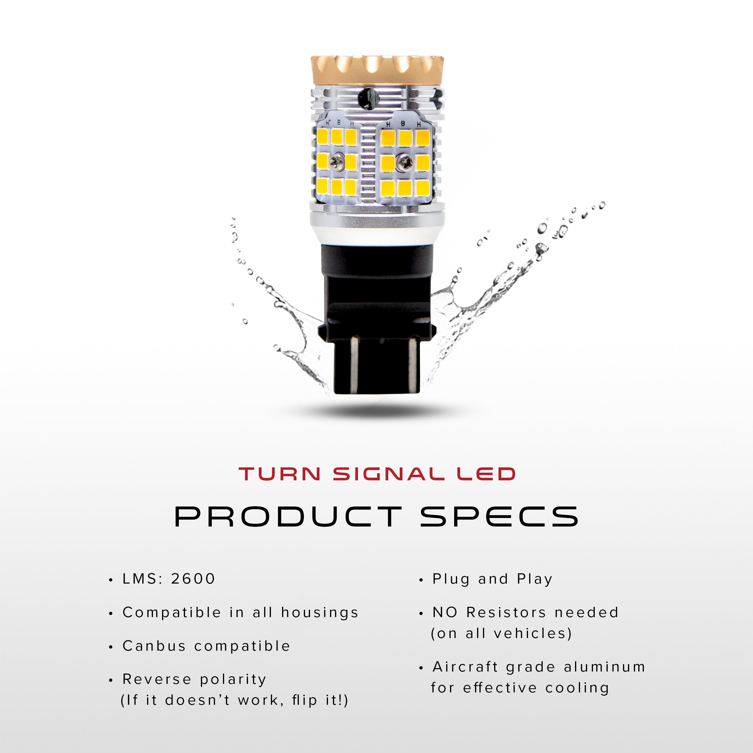 Canbus Turn Signal/Brake/Reverse/Running Light LED - 3157