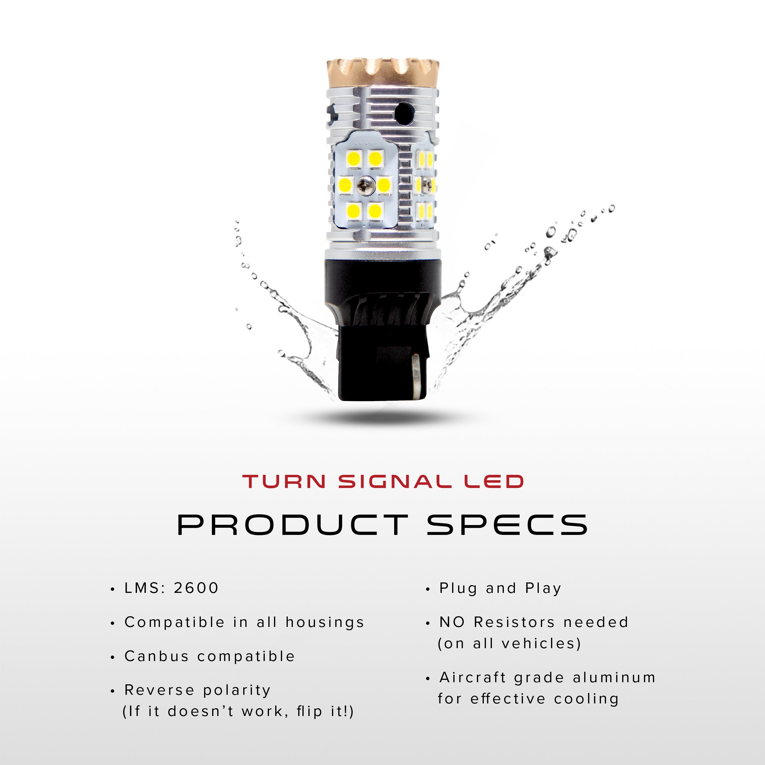 Canbus Turn Signal/Brake/Reverse/Running Light LED - 7440