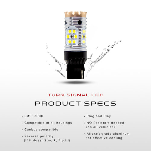 Canbus Turn Signal/Brake/Reverse/Running Light LED - 7440