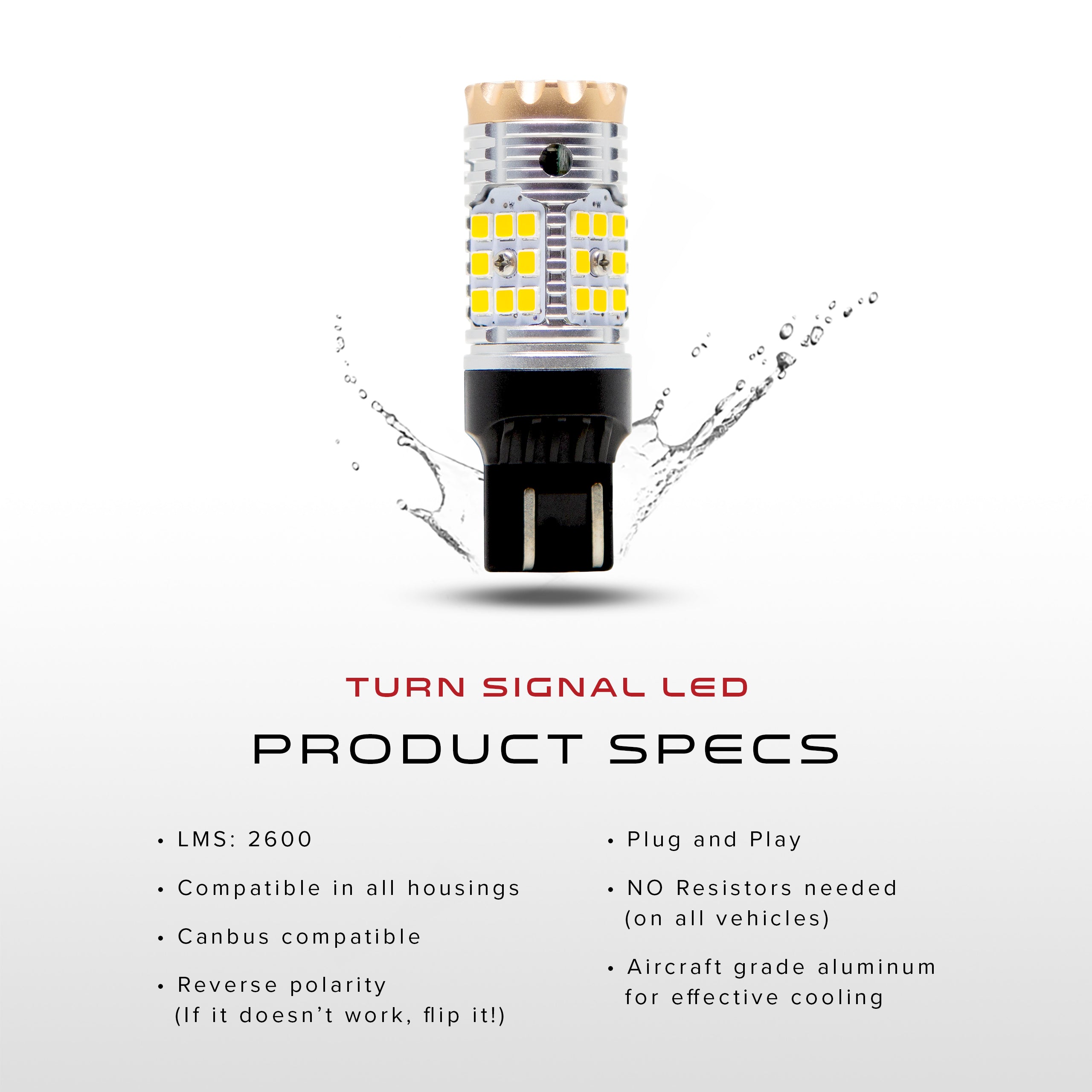 Canbus Turn Signal/Brake/Reverse/Running Light LED - 7443